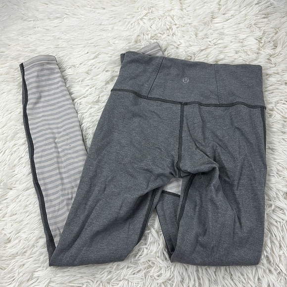 Lululemon: Runder Under Pant Heathered Slate Macro Micro Stripe Polar - Picture 5 of 7
